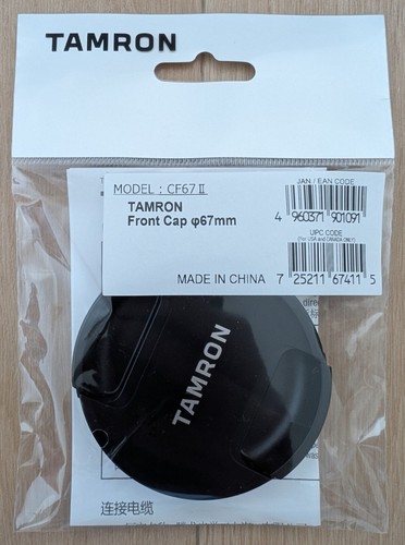 Tappo obiettivo tamron cf67 - cf67, ii