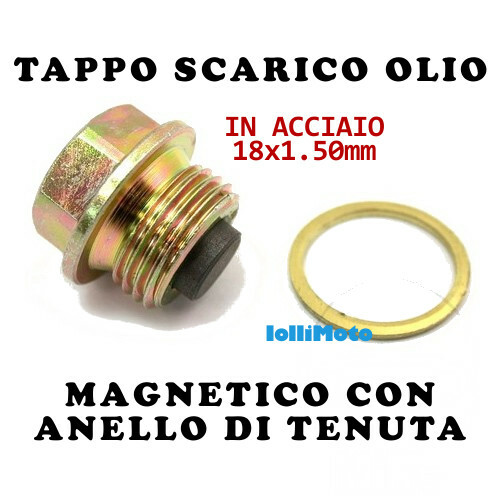 Tappo scarico olio magnetico - tappo,