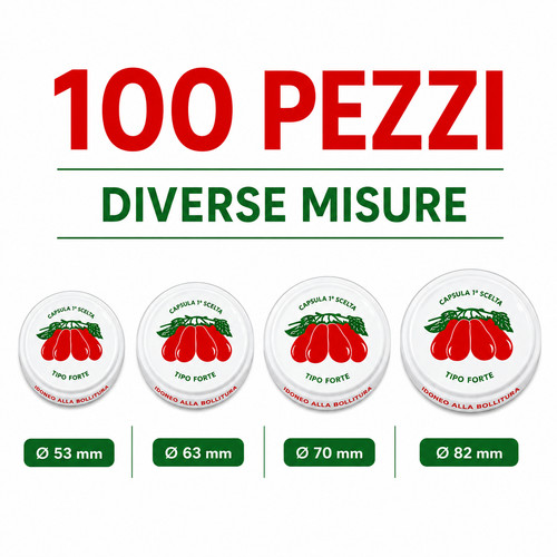 100 capsule diametro - capsule,