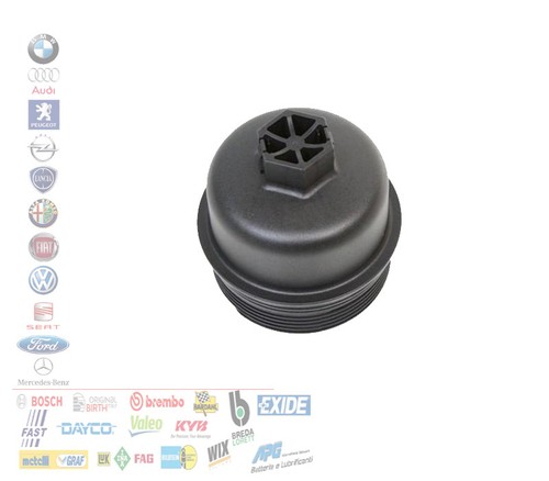 Coperchio tappo filtro olio - tappo,